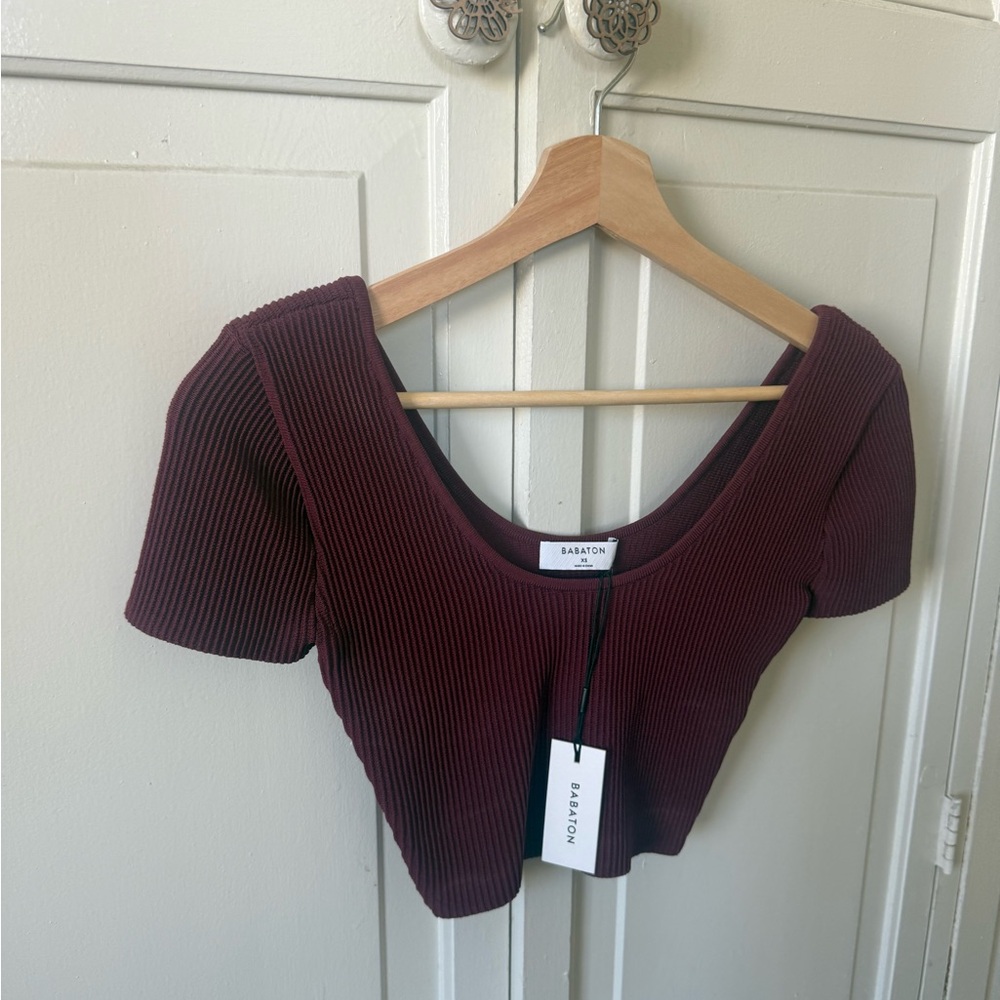 Aritzia Babaton Sculpt Knit Scoopneck